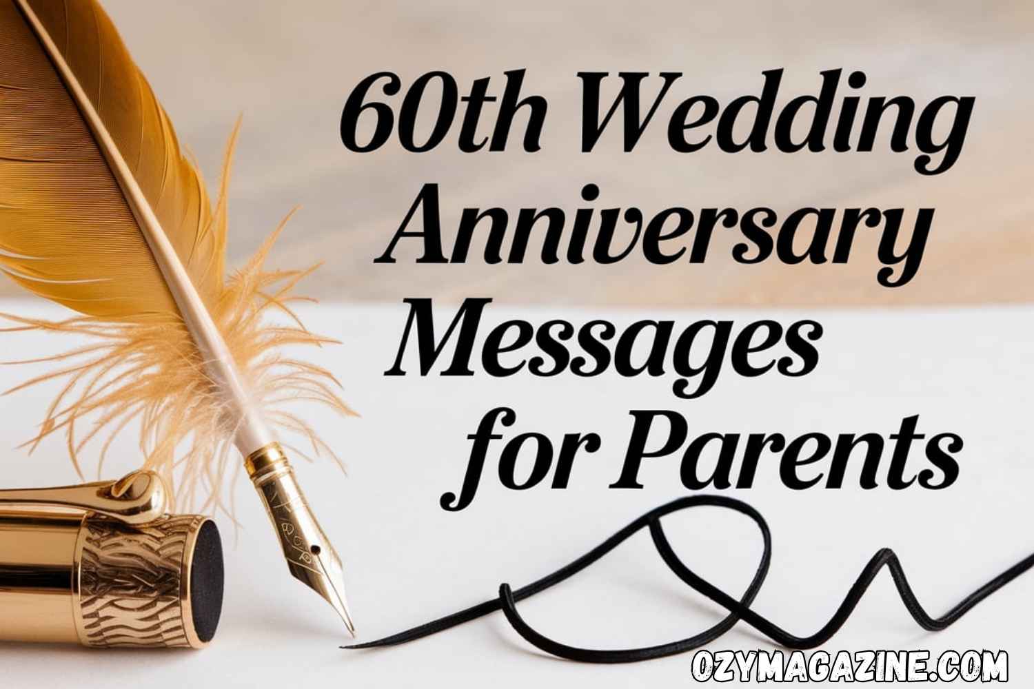 60th Wedding Anniversary Messages for Parents