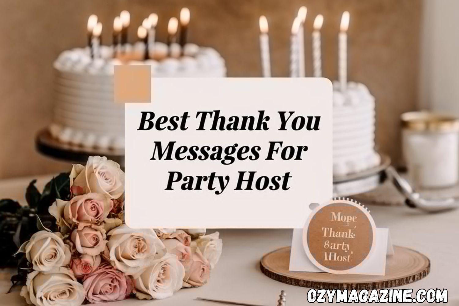 Best Thank You Messages for Party Hosts