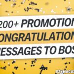 200+ Promotion Congratulations Messages to Boss