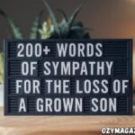 Words of Sympathy for the Loss of a Grown Son