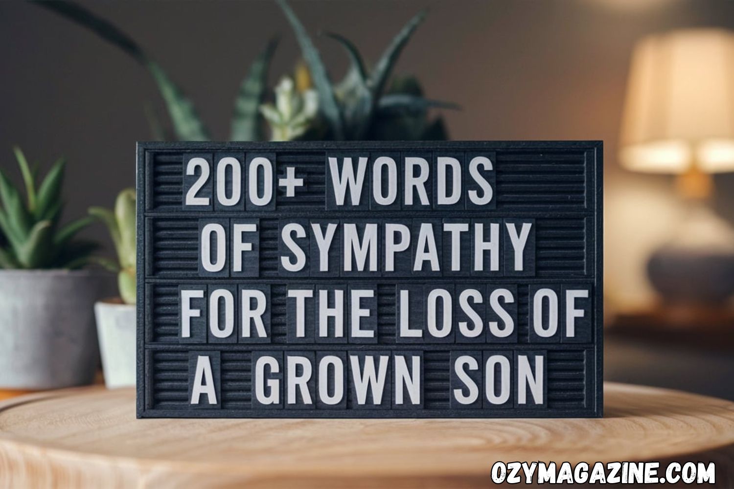 Words of Sympathy for the Loss of a Grown Son