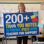 Thank You Notes to Parents From Teacher for Support