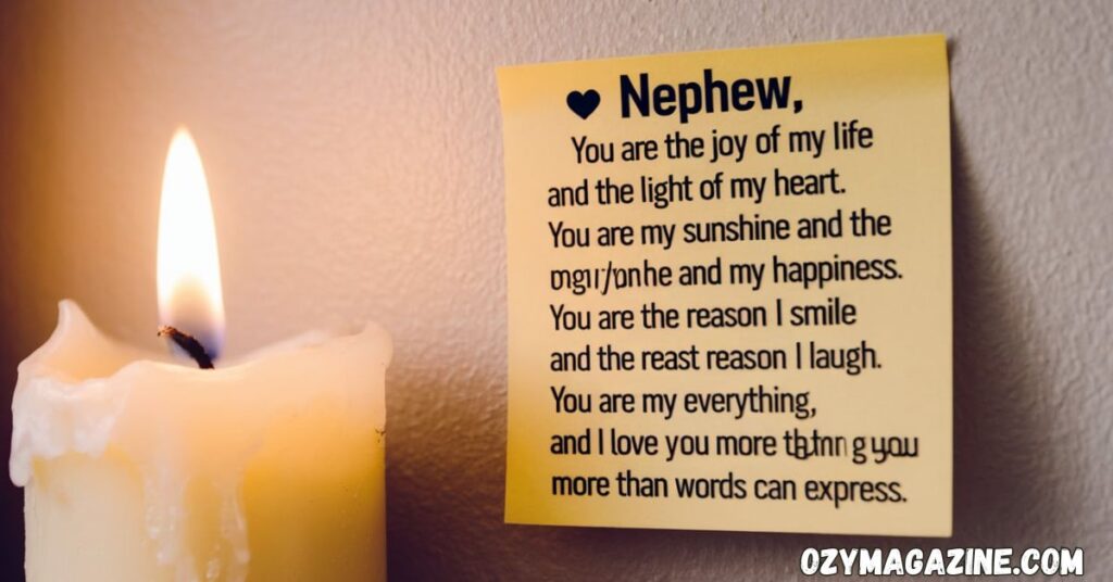 Nephew Quotes from Aunt – Heartfelt and Loving