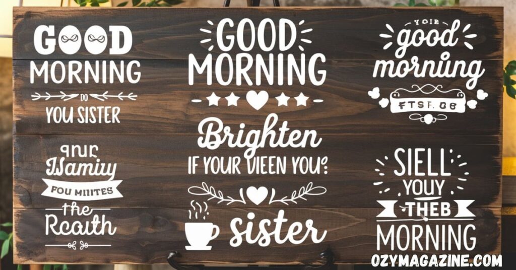 Good Morning Quotes for Sister to Brighten Her Day