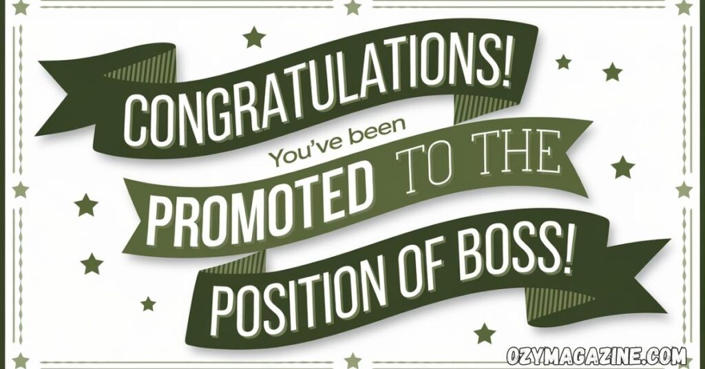 Promotion Congratulations Messages to Boss
