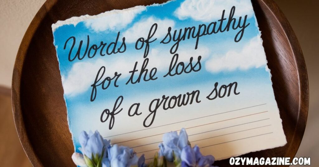 Words of Sympathy for the Loss of a Grown Son